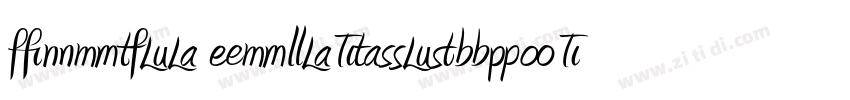 Olivea LigaturesFont字体转换